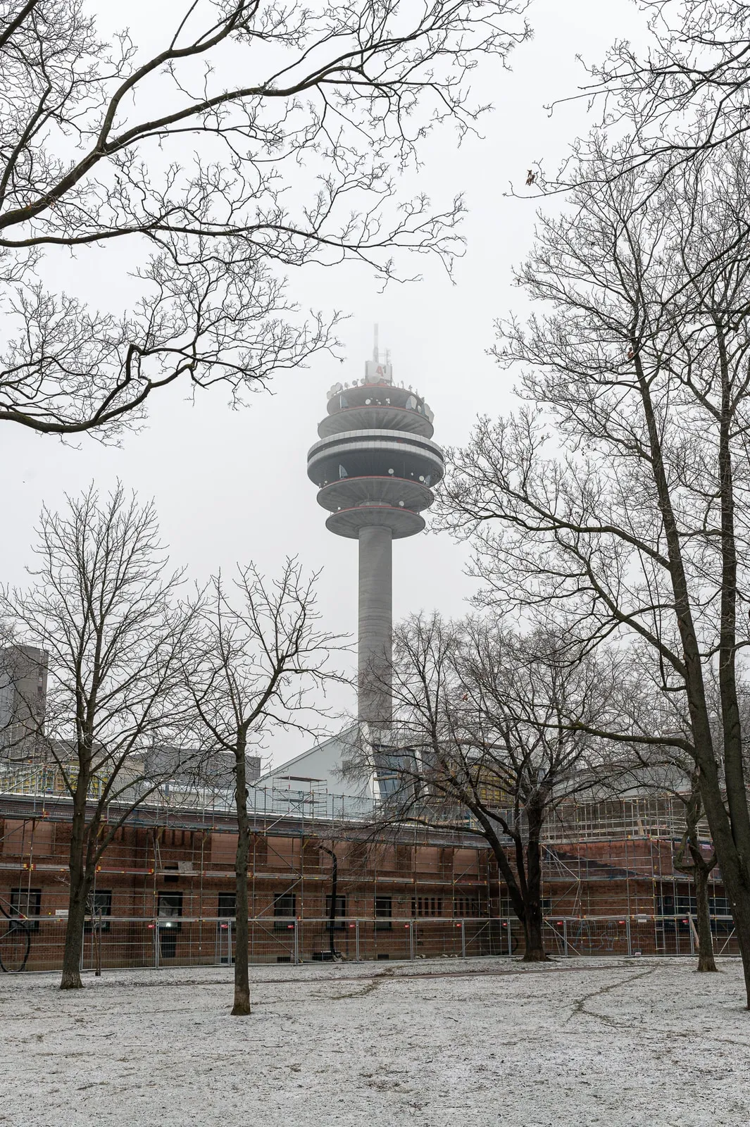 Winter at the Arsenal – Foto Arsenal Wien construction site, January 2024