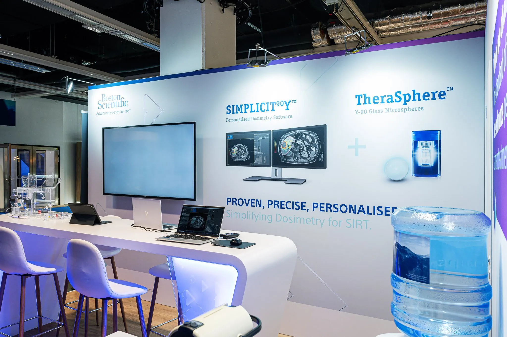 Boston Scientific stand, EANM'23, Vienna 2023 – stand builder: PRO EXPO