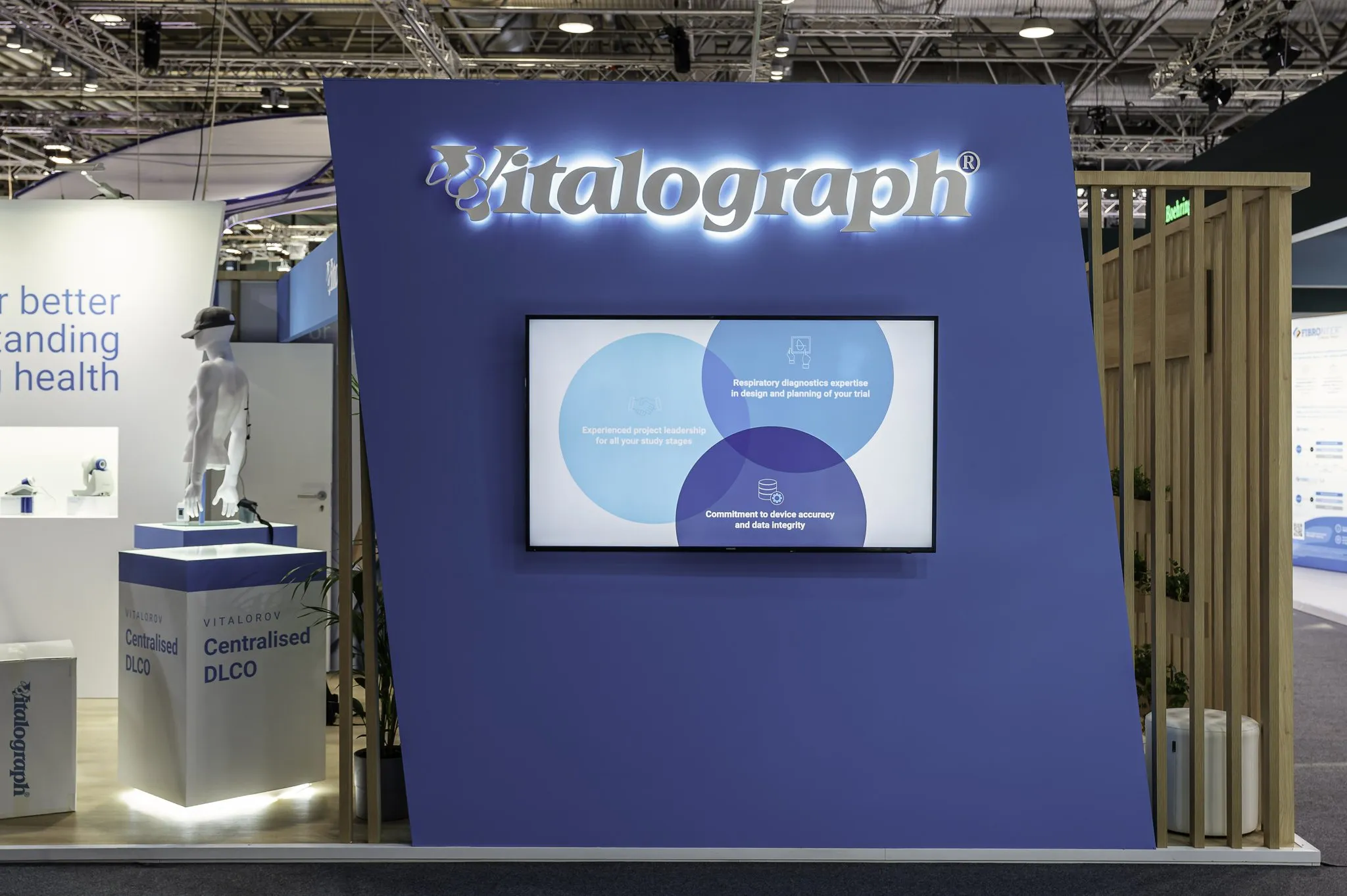 Vitalograph stand, ERS Congress, Vienna 2024 – stand builder: PRO EXPO