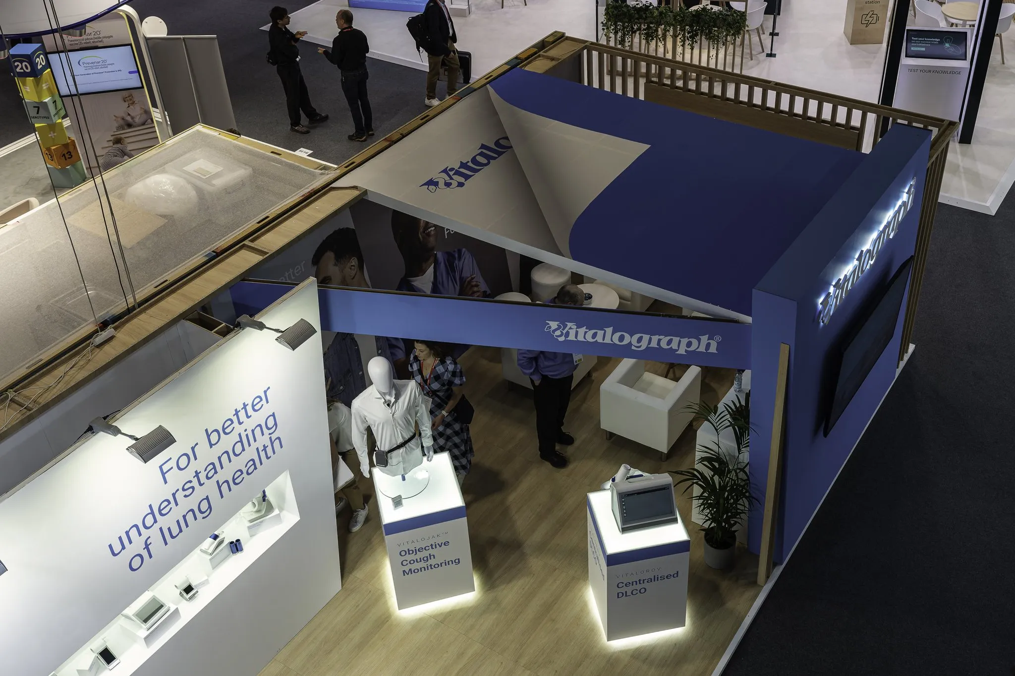Vitalograph stand, ERS Congress, Vienna 2024 – stand builder: PRO EXPO