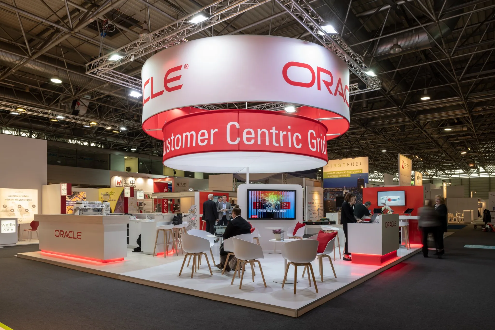 Oracle stand, European Utility Week, Vienna 2018 – stand builder: PRO EXPO