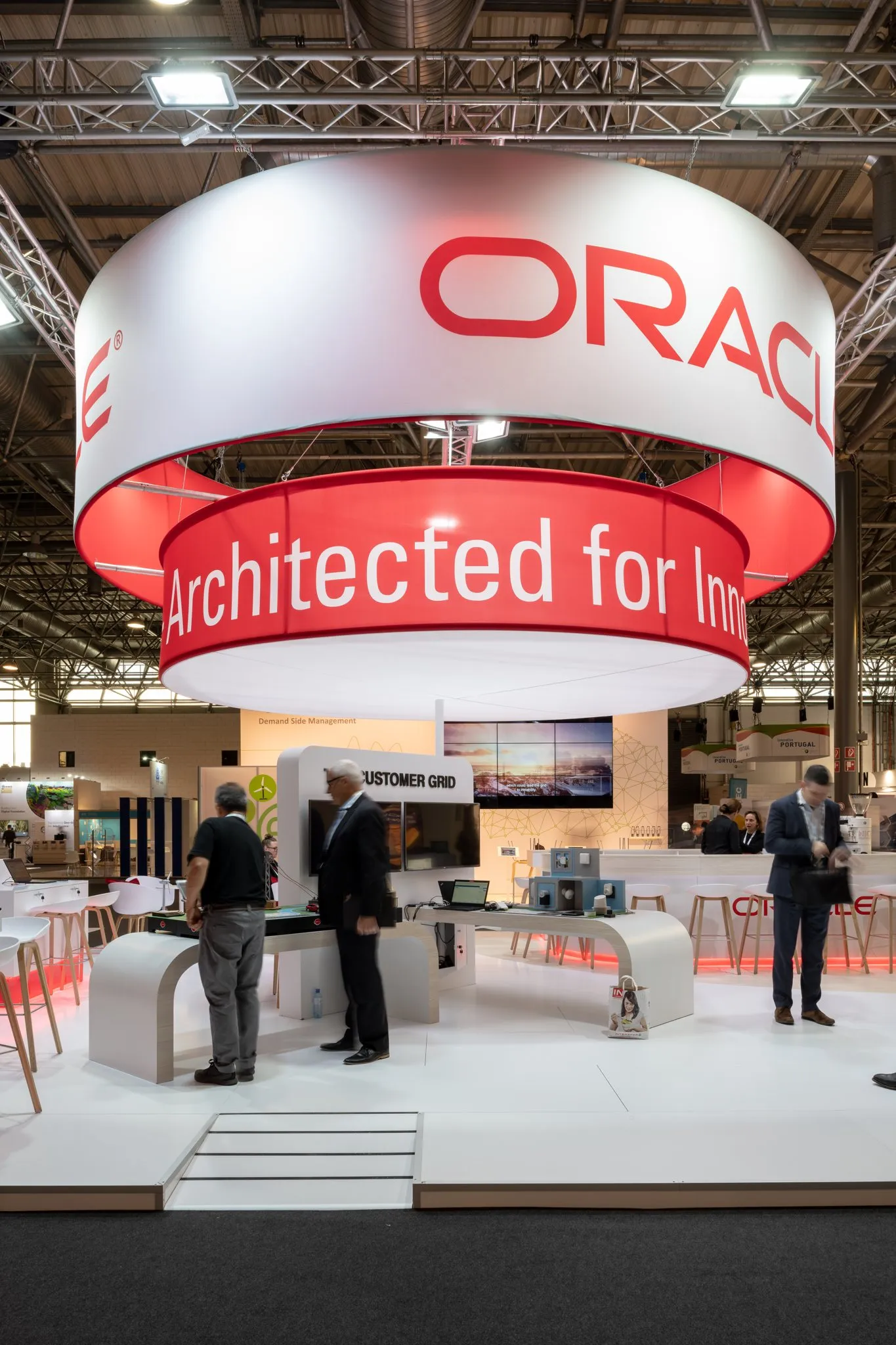 Oracle stand, European Utility Week, Vienna 2018 – stand builder: PRO EXPO