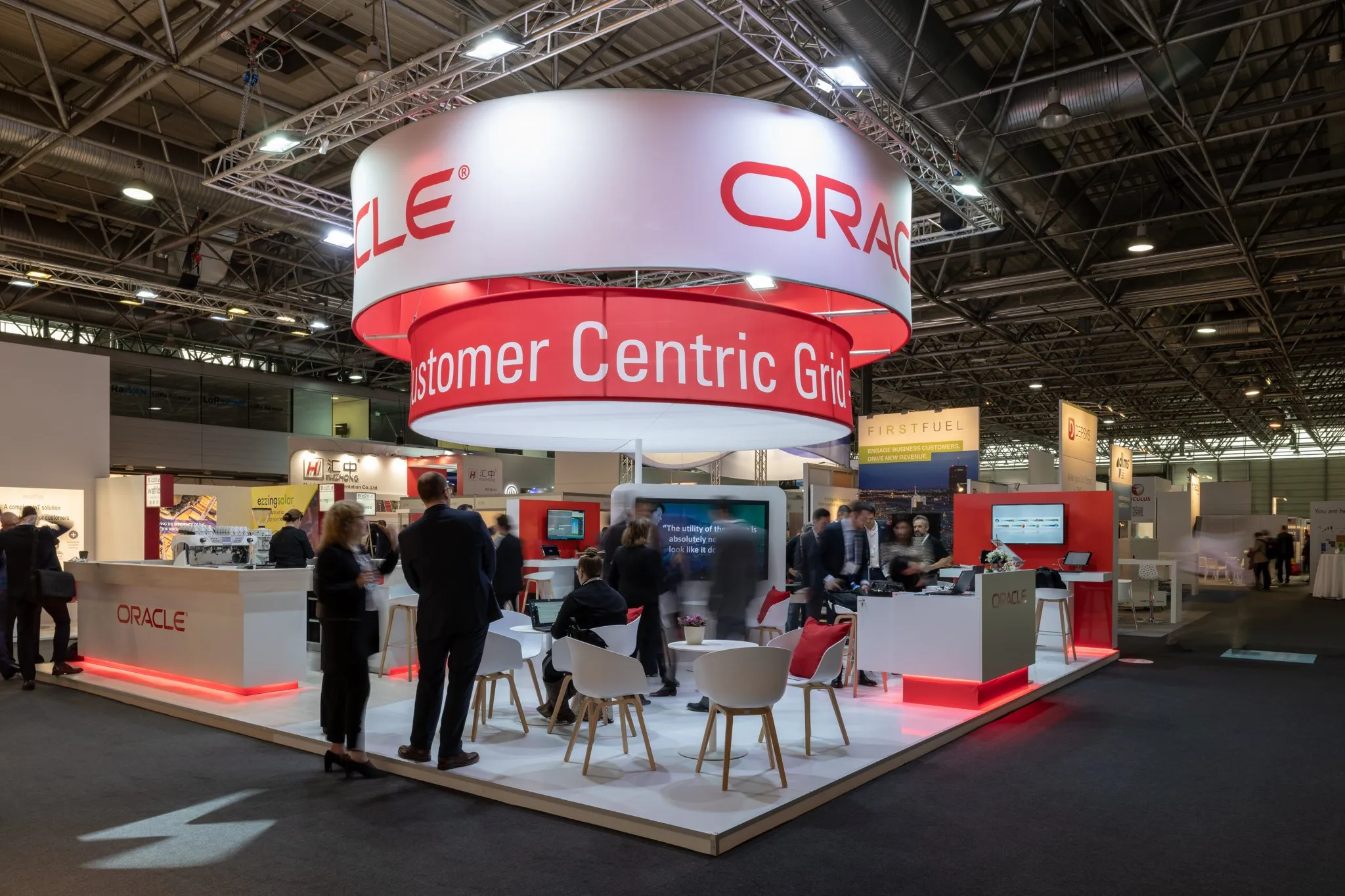 Oracle stand, European Utility Week, Vienna 2018 – stand builder: PRO EXPO