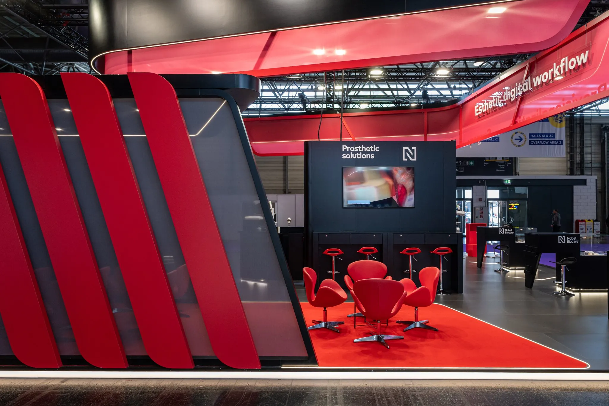 Nobel Biocare stand, Vienna 2025 – stand builder: PRO EXPO