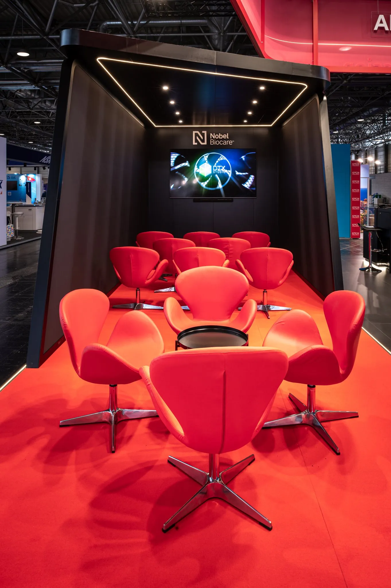 Nobel Biocare stand, Vienna 2025 – stand builder: PRO EXPO