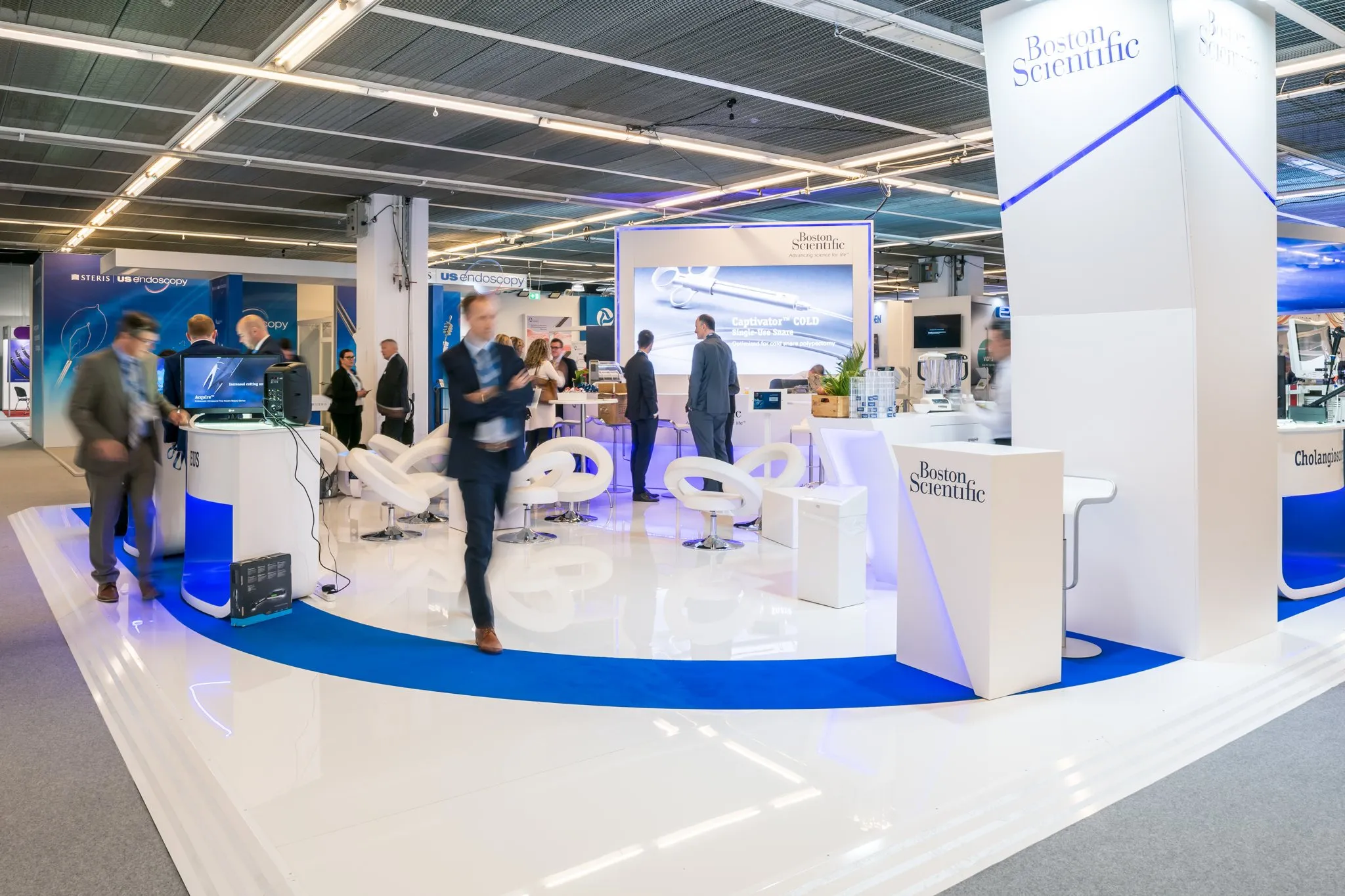 Boston Scientific stand, UEG Week, Vienna 2018 – stand builder: PRO EXPO