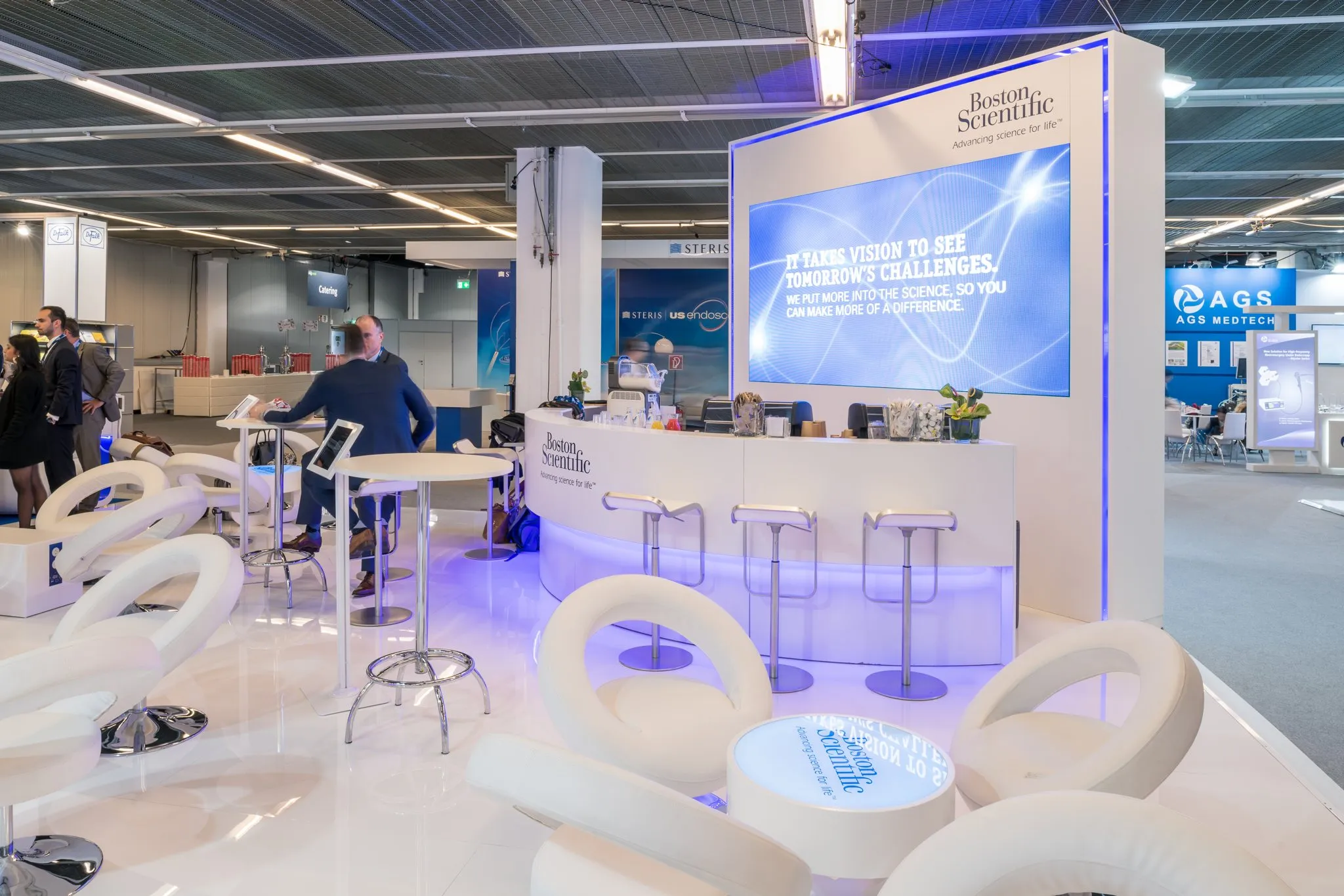 Boston Scientific stand, UEG Week, Vienna 2018 – stand builder: PRO EXPO